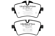 Bremsbelagsatz, Scheibenbremse Vorderachse EBC Brakes DP32227C
