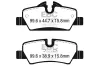 Bremsbelagsatz, Scheibenbremse Hinterachse EBC Brakes DP42228R Bild Bremsbelagsatz, Scheibenbremse Hinterachse EBC Brakes DP42228R