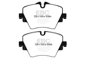 Bremsbelagsatz, Scheibenbremse Vorderachse EBC Brakes DPX2245