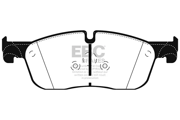 Bremsbelagsatz, Scheibenbremse Vorderachse EBC Brakes DP62255