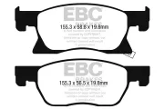 Bremsbelagsatz, Scheibenbremse Vorderachse EBC Brakes DP42266R