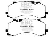 Bremsbelagsatz, Scheibenbremse Vorderachse EBC Brakes DP42279R