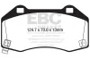 Bremsbelagsatz, Scheibenbremse Vorderachse EBC Brakes DP42286R Bild Bremsbelagsatz, Scheibenbremse Vorderachse EBC Brakes DP42286R