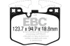 Bremsbelagsatz, Scheibenbremse Vorderachse EBC Brakes DP32302C Bild Bremsbelagsatz, Scheibenbremse Vorderachse EBC Brakes DP32302C