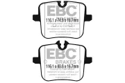 Bremsbelagsatz, Scheibenbremse Hinterachse EBC Brakes DP42320R