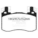 Bremsbelagsatz, Scheibenbremse Vorderachse EBC Brakes DP42356R