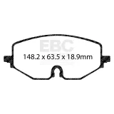 Bremsbelagsatz, Scheibenbremse Hinterachse EBC Brakes DP22132