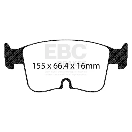 Bremsbelagsatz, Scheibenbremse Vorderachse EBC Brakes DP42479R Bild Bremsbelagsatz, Scheibenbremse Vorderachse EBC Brakes DP42479R