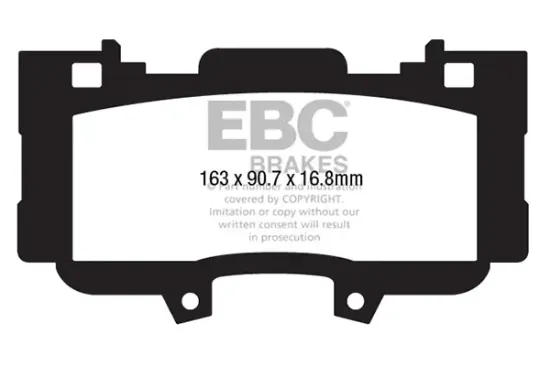 Bremsbelagsatz, Scheibenbremse Vorderachse EBC Brakes DP33042C Bild Bremsbelagsatz, Scheibenbremse Vorderachse EBC Brakes DP33042C