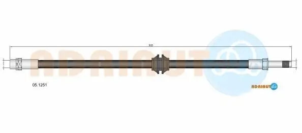 Bremsschlauch Vorderachse links Vorderachse rechts ADRIAUTO 05.1251