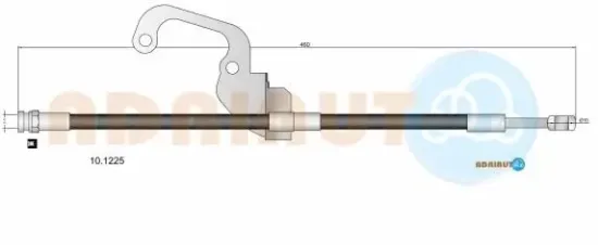 Bremsschlauch Vorderachse rechts ADRIAUTO 10.1225 Bild Bremsschlauch Vorderachse rechts ADRIAUTO 10.1225