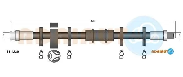 Bremsschlauch ADRIAUTO 11.1229