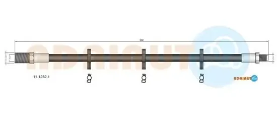 Bremsschlauch Hinterachse links Hinterachse rechts ADRIAUTO 11.1282.1 Bild Bremsschlauch Hinterachse links Hinterachse rechts ADRIAUTO 11.1282.1