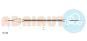 Seilzug, Kupplungsbetätigung ADRIAUTO 13.0138