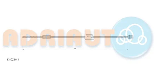 Seilzug, Feststellbremse vorne ADRIAUTO 13.0218.1 Bild Seilzug, Feststellbremse vorne ADRIAUTO 13.0218.1
