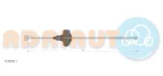 Seilzug, Feststellbremse vorne ADRIAUTO 13.0219.1