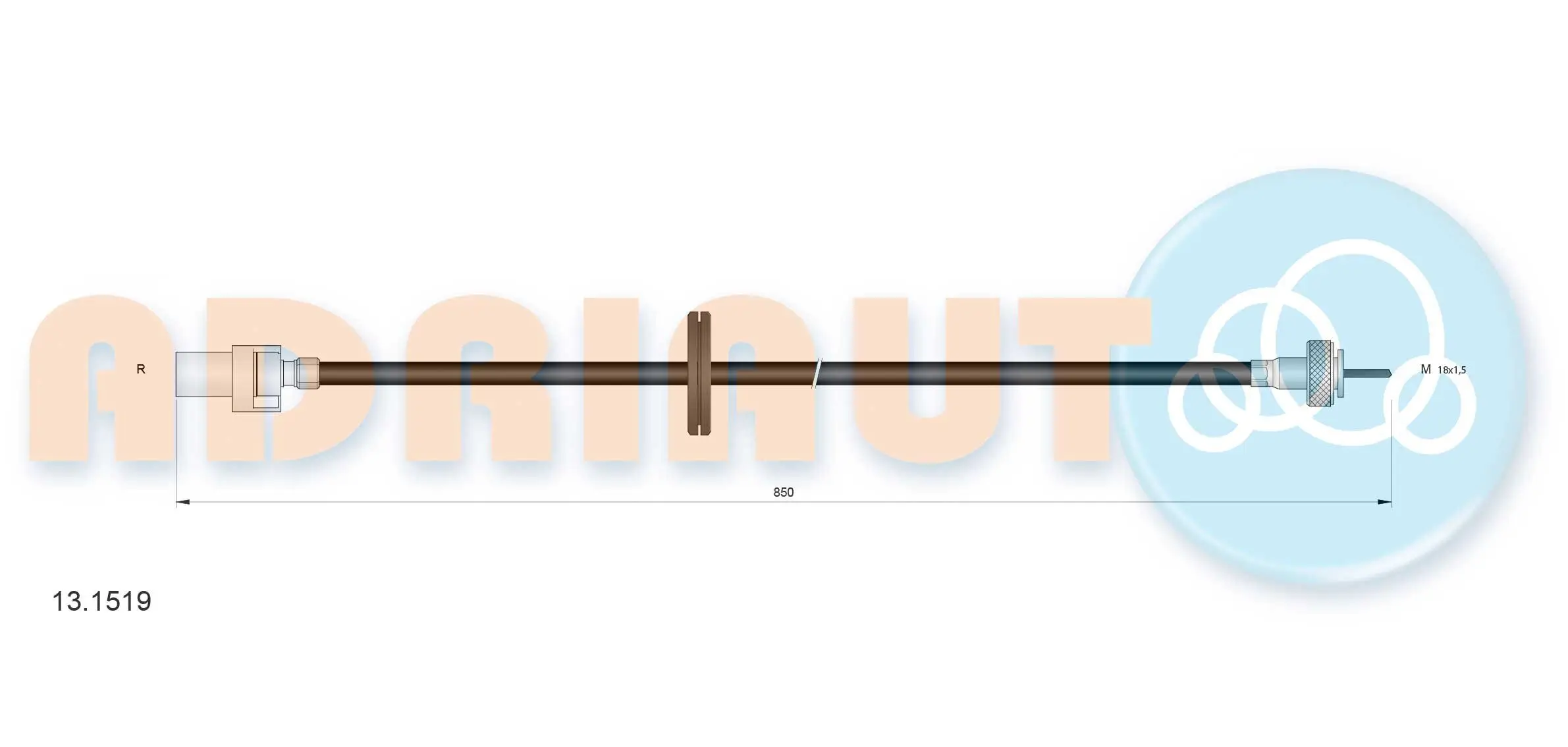 Tachowelle ADRIAUTO 13.1519