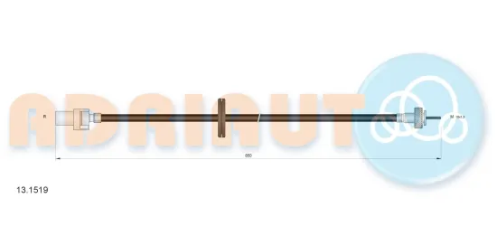 Tachowelle ADRIAUTO 13.1519 Bild Tachowelle ADRIAUTO 13.1519