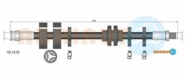 Bremsschlauch ADRIAUTO 19.1219