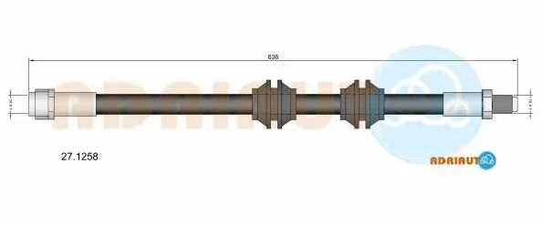 Bremsschlauch ADRIAUTO 27.1258