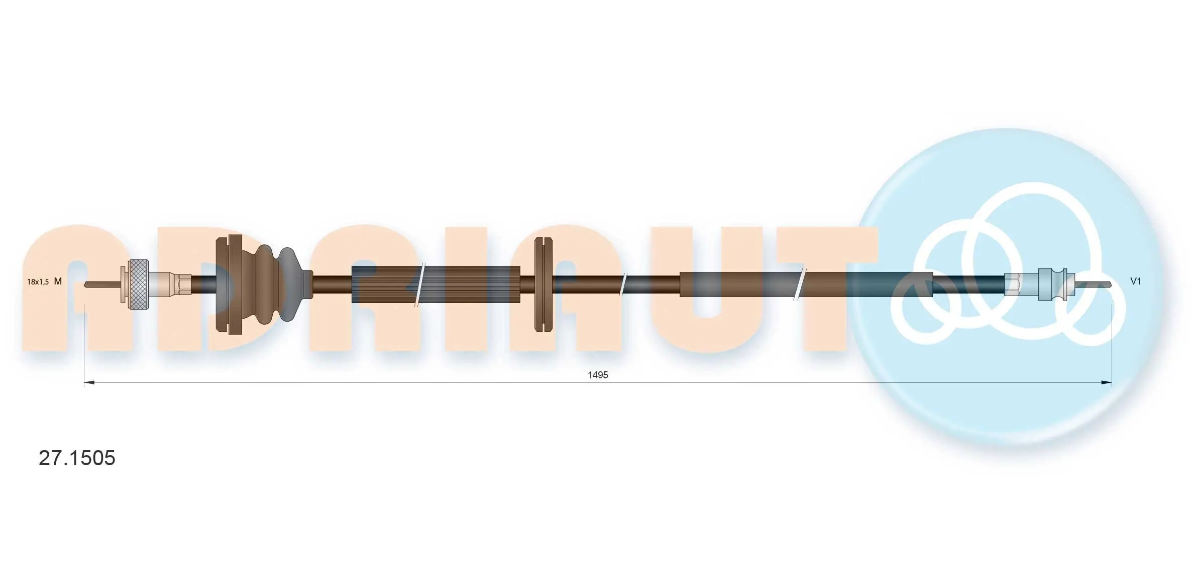 Tachowelle ADRIAUTO 27.1505
