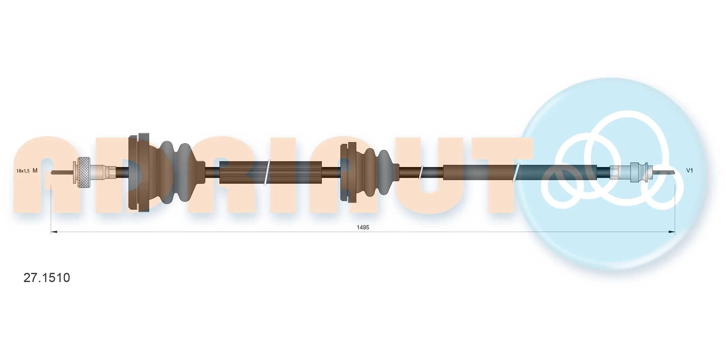 Tachowelle ADRIAUTO 27.1510