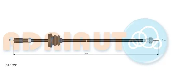 Tachowelle ADRIAUTO 33.1522 Bild Tachowelle ADRIAUTO 33.1522