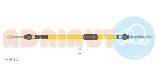 Seilzug, Feststellbremse hinten links ADRIAUTO 41.0215.2 Bild Seilzug, Feststellbremse hinten links ADRIAUTO 41.0215.2