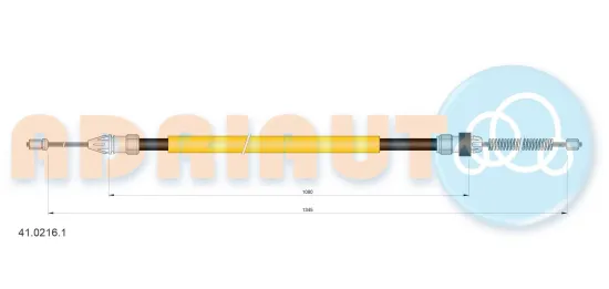 Seilzug, Feststellbremse hinten rechts ADRIAUTO 41.0216.1 Bild Seilzug, Feststellbremse hinten rechts ADRIAUTO 41.0216.1