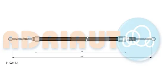 Seilzug, Feststellbremse hinten links ADRIAUTO 41.0241.1 Bild Seilzug, Feststellbremse hinten links ADRIAUTO 41.0241.1