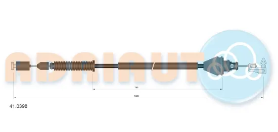 Gaszug ADRIAUTO 41.0398 Bild Gaszug ADRIAUTO 41.0398