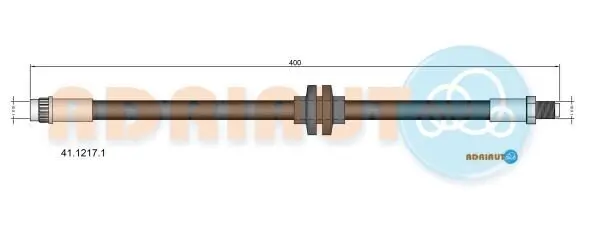 Bremsschlauch ADRIAUTO 41.1217.1