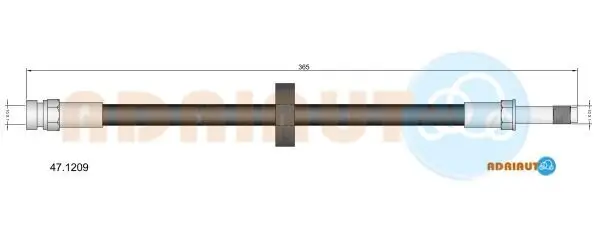 Bremsschlauch ADRIAUTO 47.1209