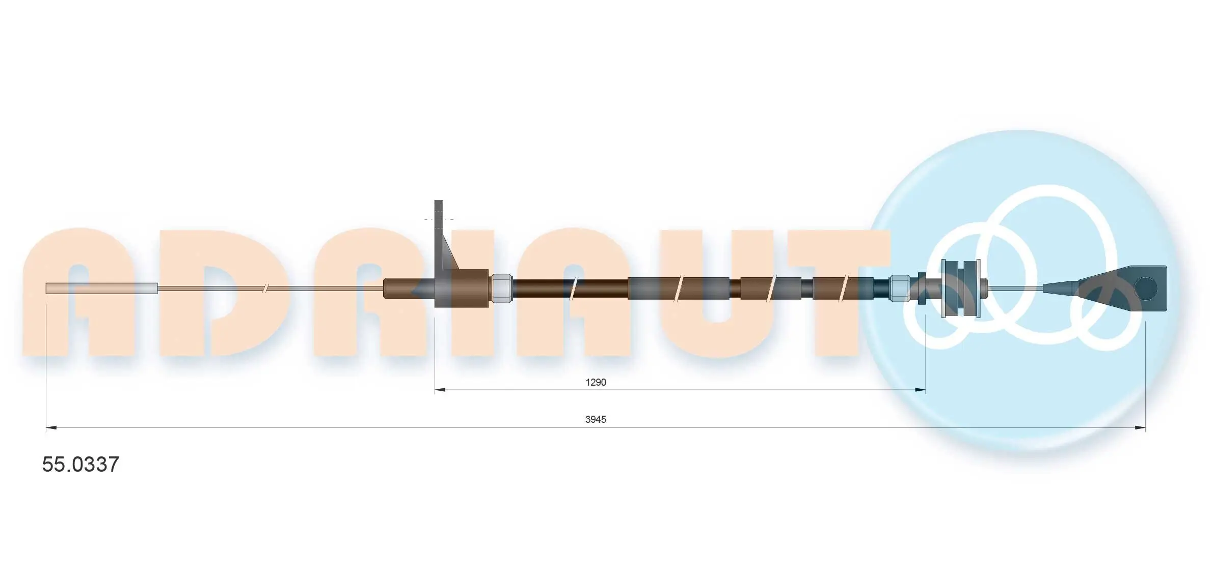 Gaszug ADRIAUTO 55.0337