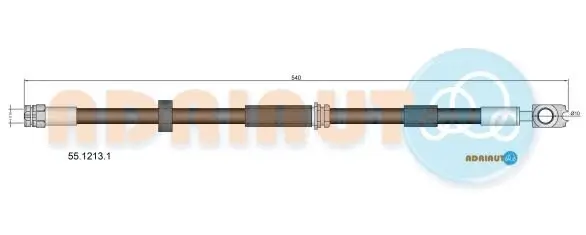 Bremsschlauch ADRIAUTO 55.1213.1