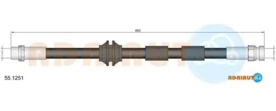 Bremsschlauch ADRIAUTO 55.1251 Bild Bremsschlauch ADRIAUTO 55.1251