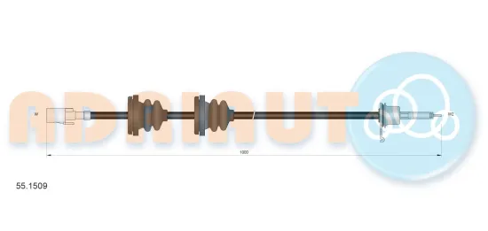 Tachowelle ADRIAUTO 55.1509 Bild Tachowelle ADRIAUTO 55.1509