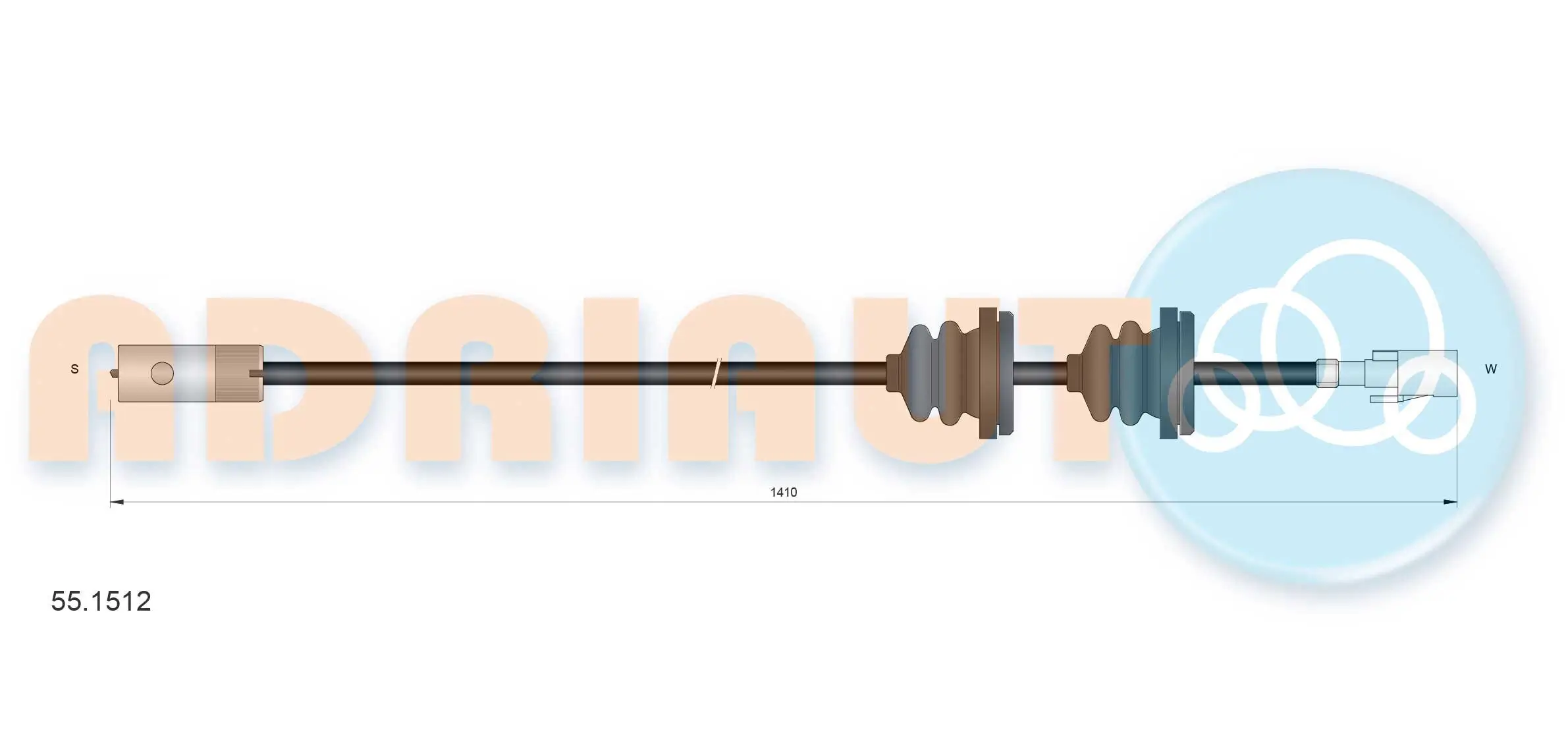 Tachowelle ADRIAUTO 55.1512