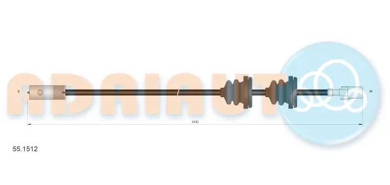 Tachowelle ADRIAUTO 55.1512 Bild Tachowelle ADRIAUTO 55.1512