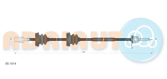 Tachowelle ADRIAUTO 55.1514 Bild Tachowelle ADRIAUTO 55.1514