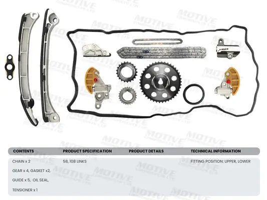 Steuerkettensatz oben unten MOTIVE TCK417 Bild Steuerkettensatz oben unten MOTIVE TCK417