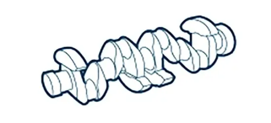 Kurbelwelle OE Germany 01 0300 651000 Bild Kurbelwelle OE Germany 01 0300 651000