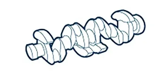 Kurbelwelle OE Germany 07 0300 814004 Bild Kurbelwelle OE Germany 07 0300 814004