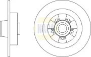 Bremsscheibe Hinterachse NAPA NBD5479