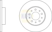 Bremsscheibe Hinterachse NAPA NBD5661