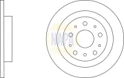 Bremsscheibe Hinterachse NAPA NBD5839