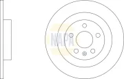 Bremsscheibe Hinterachse NAPA NBD5885