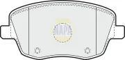 Bremsbelagsatz, Scheibenbremse Vorderachse NAPA NBP1010