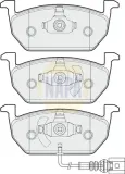 Bremsbelagsatz, Scheibenbremse Vorderachse NAPA NBP1021