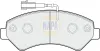 Bremsbelagsatz, Scheibenbremse Vorderachse NAPA NBP1028